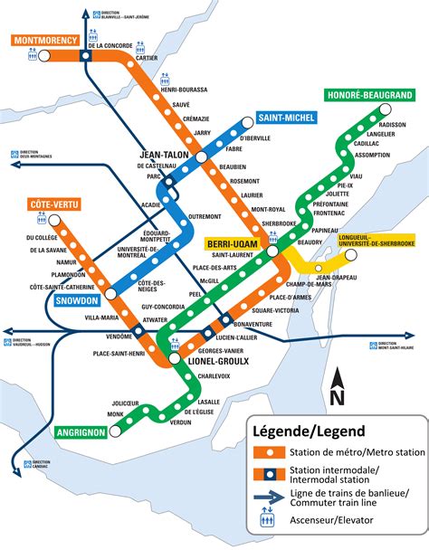 mapa de metro montreal